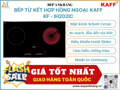 Bếp từ kết hợp hồng ngoại KAFF KF - IH202IC - Made in Germany